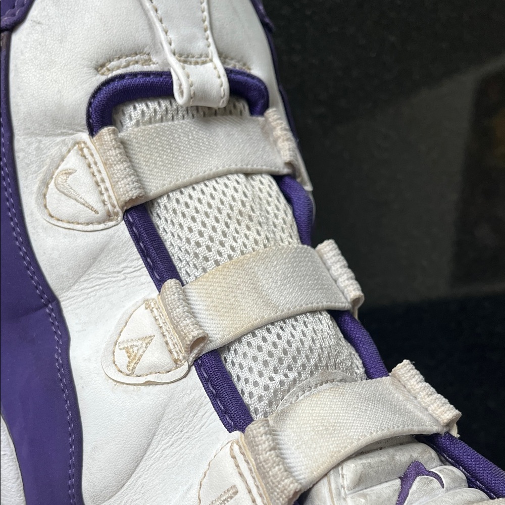 Nike Purple and White Sneakers Air Max Uptempo ‘95 Lakers Derek Fisher - Picture 9 of 13